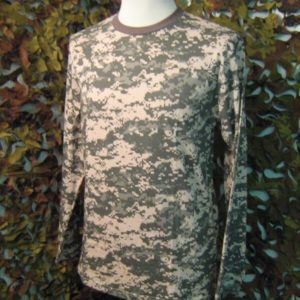 Camouflage T-Shirt manica lunga T-Shirt Mimetica manica lunga AT-Digital Mil-Tec 100% Cotone Jersey At-Digital Collo a giro elasticizzato. Manica lunga