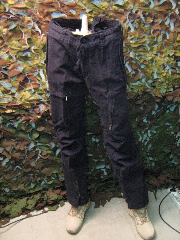 Pantaloni Lunghi Neri Prelavati BLACK COTTON PREWASH PILOT PANTS Mil-Tec 100% Cotone (Pesante) Pre-Washed Cargo Pants