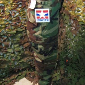 Pantaloni Lunghi Camouflage Woodland Propper Propper 100% Cotone Rip-Stop Woodland BDU Tasche due laterali a filetto. Rinforzo sulla seduta.